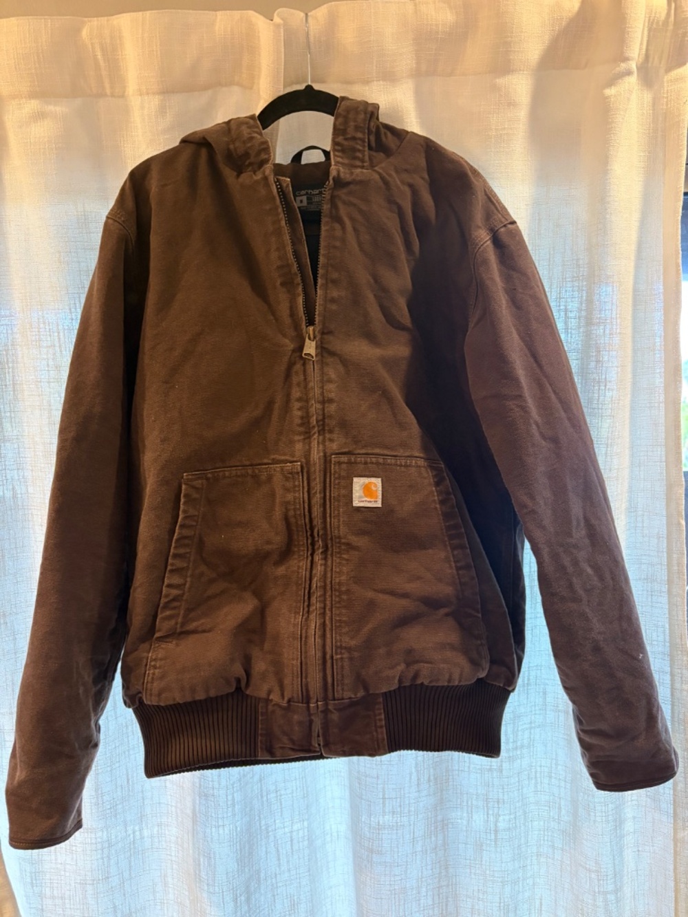 Carhartt Men's Medium Loose-Fit Quilted-Interior Work Jacket - Size Medium